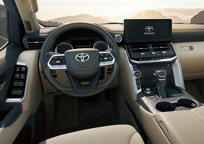 toyota Land Cruiser 300 interior Oficial, tablero